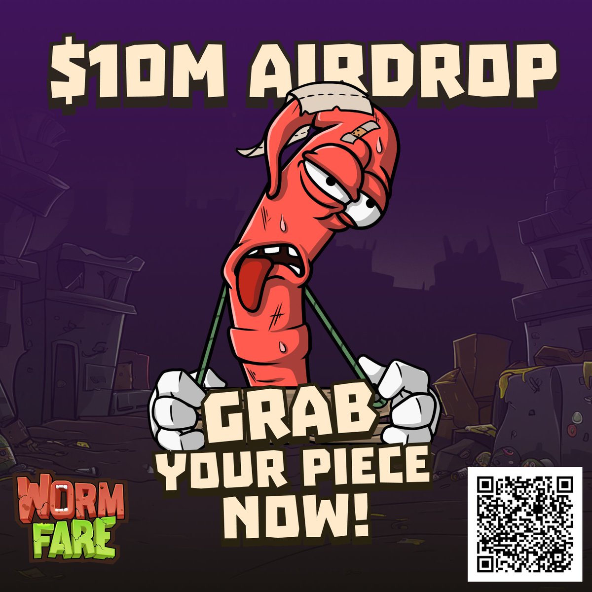 😉 Cheer up, you can still join me and claim your piece of a $10.000.000 Wormfare GIVEAWAY!!🔥🔥

app.wormfare.com/#/referral-cod…

#wormfare #giveaway #wormup