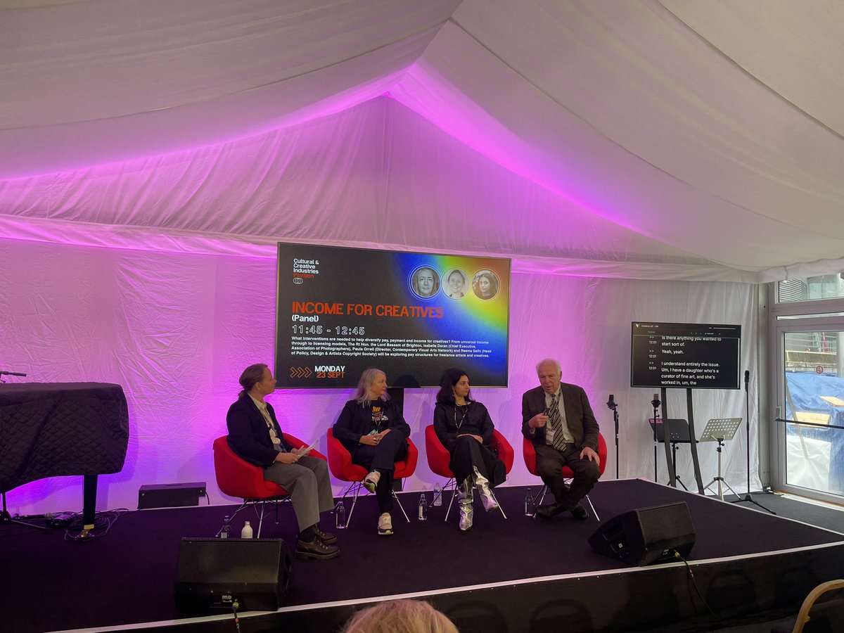 Discussion about the value creatives bring to us culturally and economically, and the challenges of sustaining affordable careers and the importance of copyright to supporting creative careers.