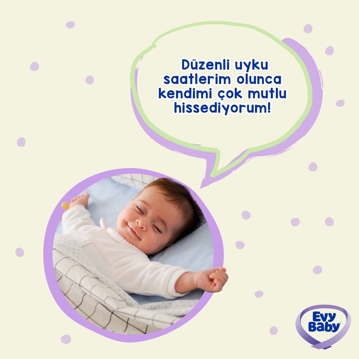 Bebeğinizin düzenli bir uyku rutini olması daha huzurlu hissetmesini sağlar.💖👶✨

#EvyBaby #EvyBabyAnneleri #BebekBezi #Evyap