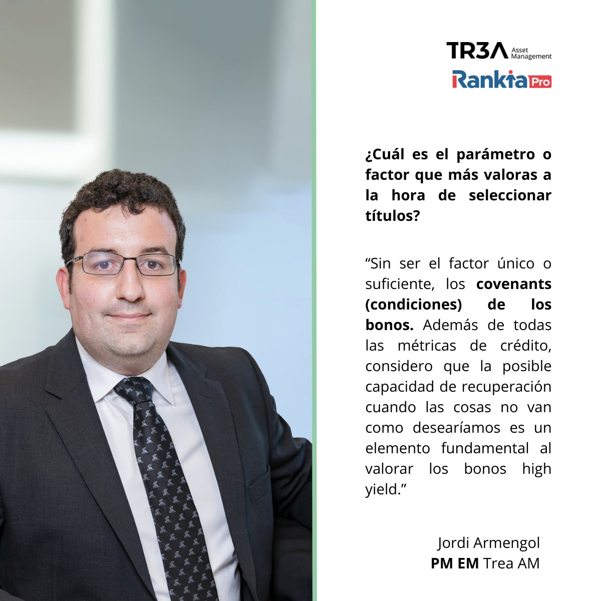 Nuestro experto en #EM es #Gestordelmes para <a href="/RankiaPro/">RankiaPro</a> . Lee aquí (lnkd.in/d9VWt6Gt) la entrevista completa. 
¡Vota a Jordi Armengol Freixas como Gestor de Fondos del Año para los VII Premios RankiaPro!