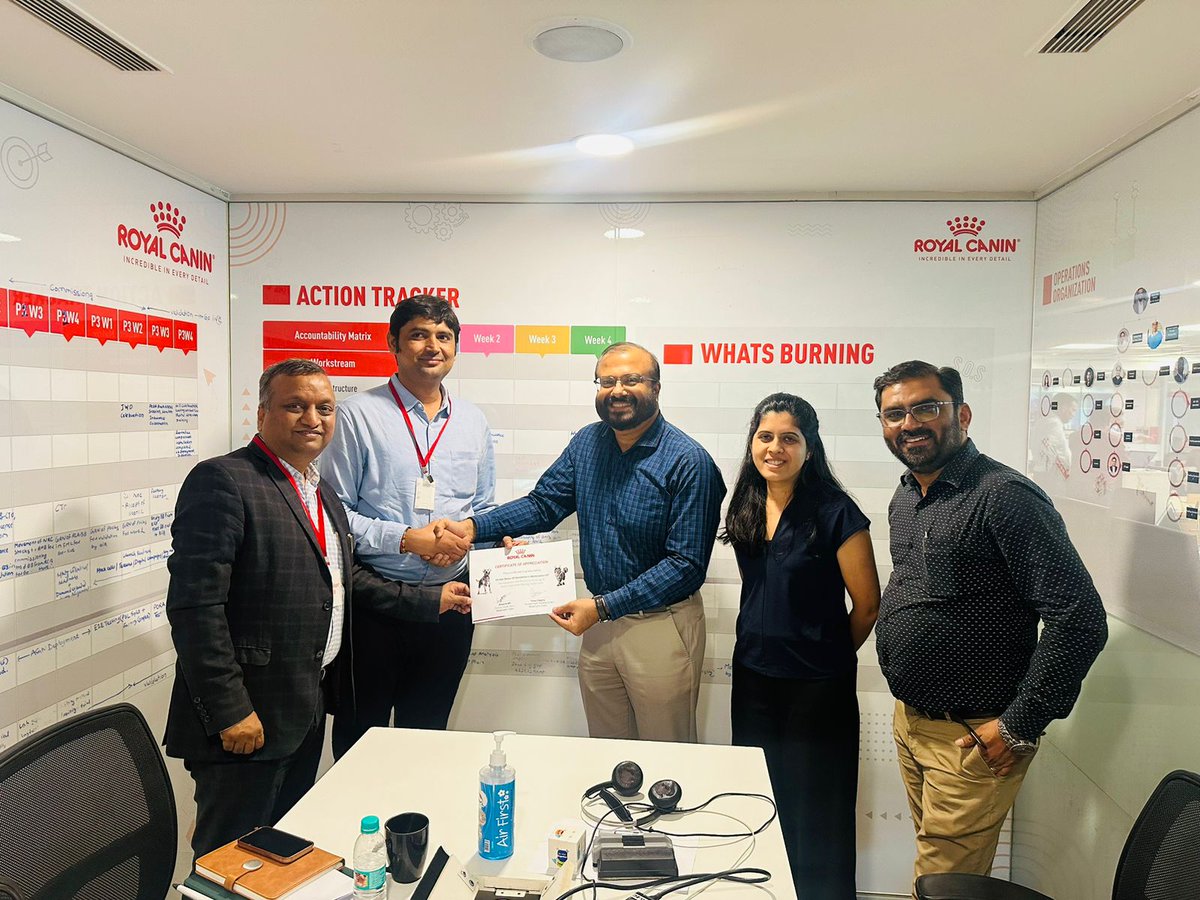 FarmtoForkSolu1's tweet photo. Our Sister Company, UK Installation to Maintenance LLP, has been awarded a Certificate of Appreciation for his exemplary contribution to the successful set-up of the Royal Canin India Packing Center 2024.Factory License, MPCB, Fire License, Electrical
@RoyalCanin https://t.co/3FTA0f2vRe
