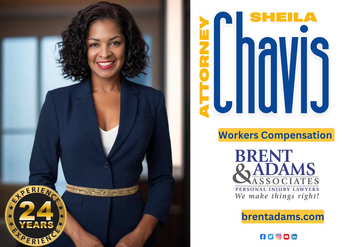 brentadamslaw's tweet photo. #Wemakethingsright #WorkersCompensation
Don't wait call on the 8's
Save 910-888-8888 in your contacts for quick legal assistance.
https://t.co/AeWPk1Span https://t.co/X9HKm86oSX