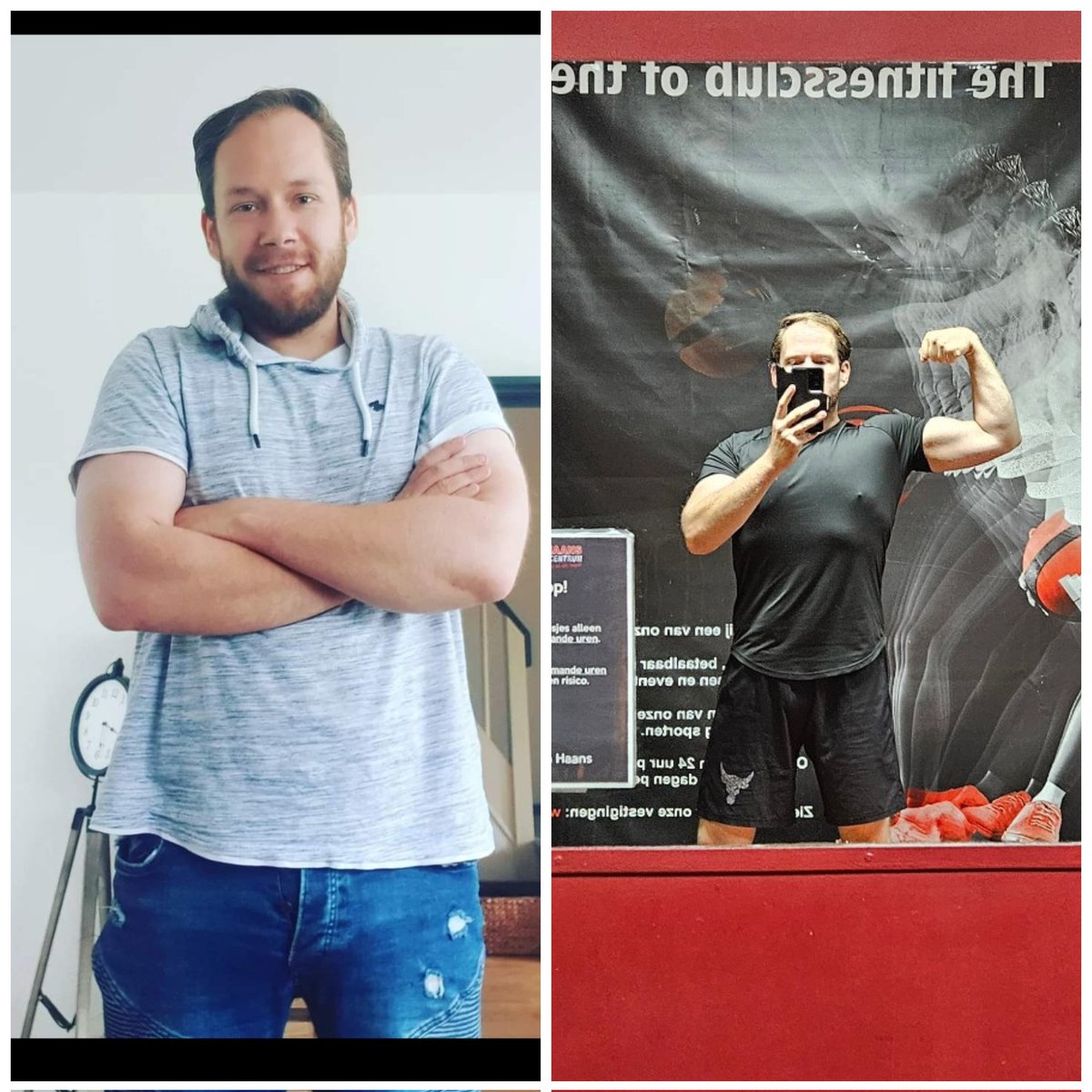 ChefWilliam88's tweet photo. Left - 16 kg ...right -43,5 kg
#gym #weightlossjourney #gymrat #gymmotivation #Stoppenisgeenoptie https://t.co/41VzNQSUlV