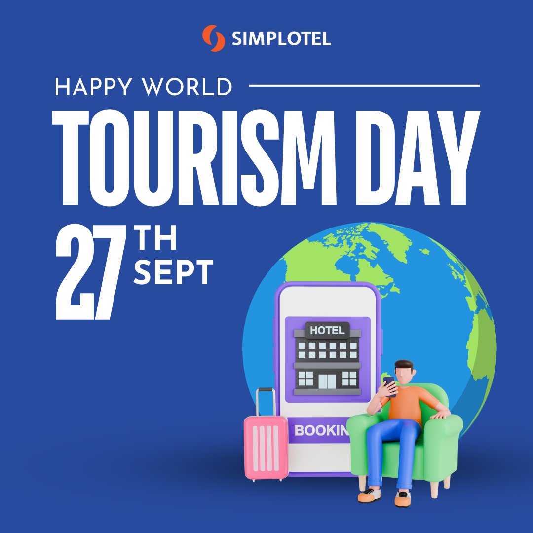 Simplotel's tweet photo. 🌍✈️ On #WorldTourismDay, let’s leverage the direct in #directbookings ! 

With Simplotel, we’re helping hotels to boost their e-commerce &amp; personalise the booking journey — no detours, more direct-booking revenue. 🏨💻

Let’s bring the world to your brand website! 🌏🎉 https://t.co/B8oZqymOAY