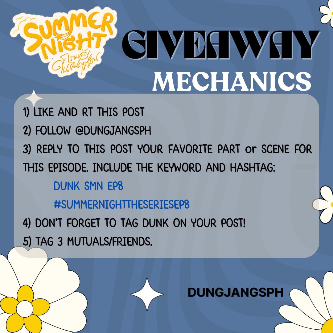 dungjangsph's tweet photo. SUMMER NIGHT WEEKLY GIVEAWAY 🤍

Win two (2) Vespera button pins (random designs)! To join, kindly refer to the mechanics on the photos on this post~ ^^

This giveaway is sponsored by @ljje_e✨

Open to all. Ends on Sept. 24, 2024, 6:00 PM.

DUNK SMN EP8
#SummerNightTheSeriesEP8 https://t.co/YQMyK4d0mG