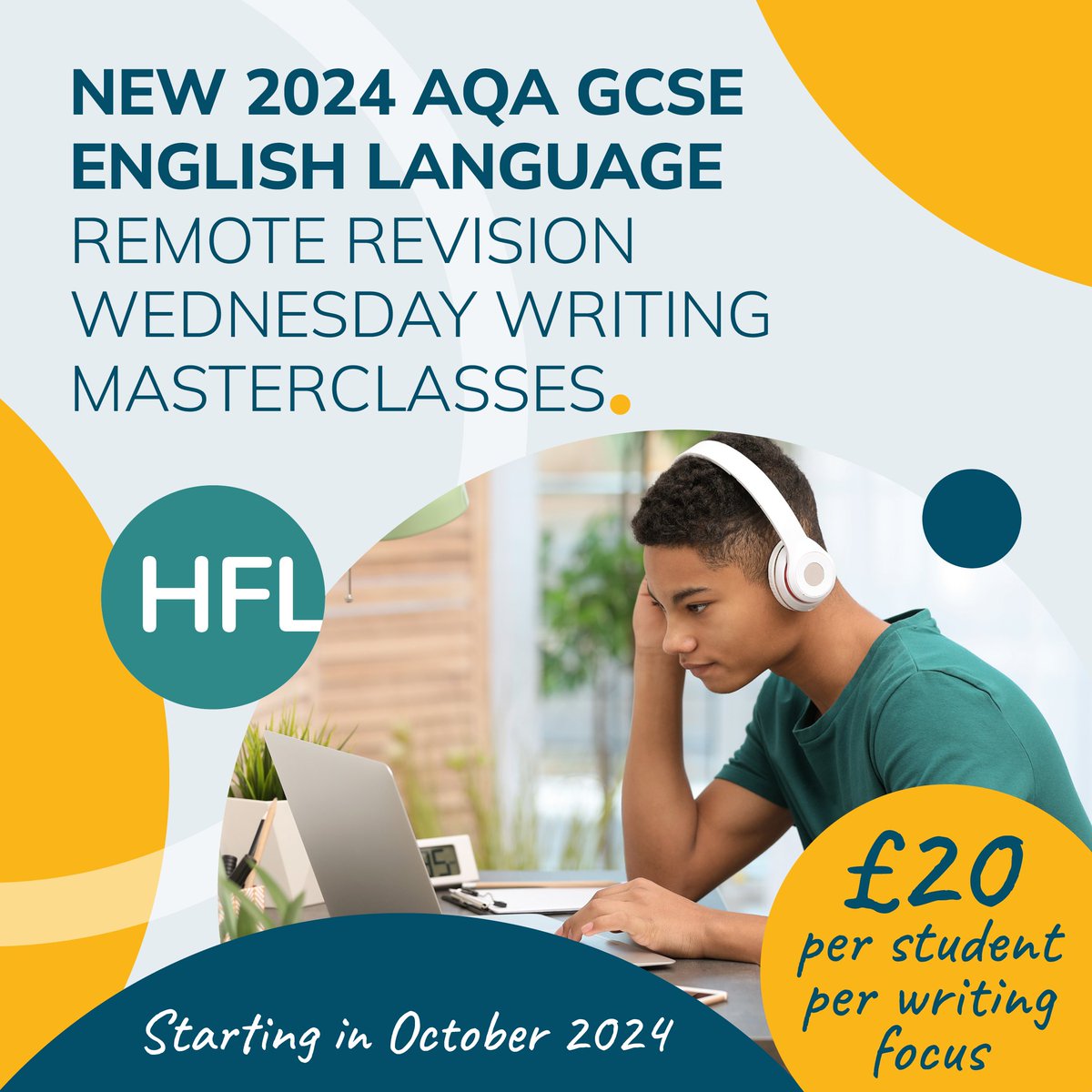 Do you know a student who finds creative writing tricky? Or persuasive writing perhaps? We can help you!✍️ 

Our AQA GCSE English Language writing masterclasses focus on improving GCSE creative and persuasive writing skills, and they start next week! Don’t miss the opportunity to