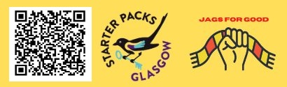 We raised over £750 &amp; have 8 crates of items for our starter packs. Anyone who wishes to still make a donation can scan the QR code in the pic below which take you to our Paypal Giving page. Thank you so much folks, it is a huge help <a href="/JagsForGood/">Jags For Good</a> <a href="/PartickThistle/">Partick Thistle FC</a> <a href="/officialdafc/">Dunfermline Athletic</a> 2/2