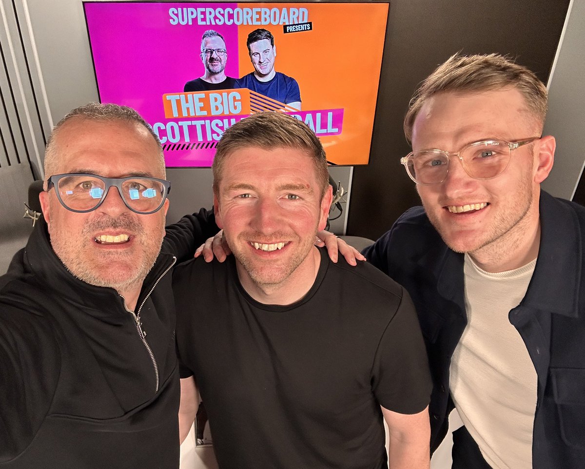 ⚽️ The <a href="/bigfootballscot/">The Big Scottish Football Podcast</a> Podcast is out at 3pm with <a href="/FalkirkFC/">Falkirk FC</a> Captain <a href="/CollDonaldson/">Coll Donaldson</a> and former Dumbarton defender Mark Wilson.

Not to be missed. Out at 3pm

#CelticClockBroken