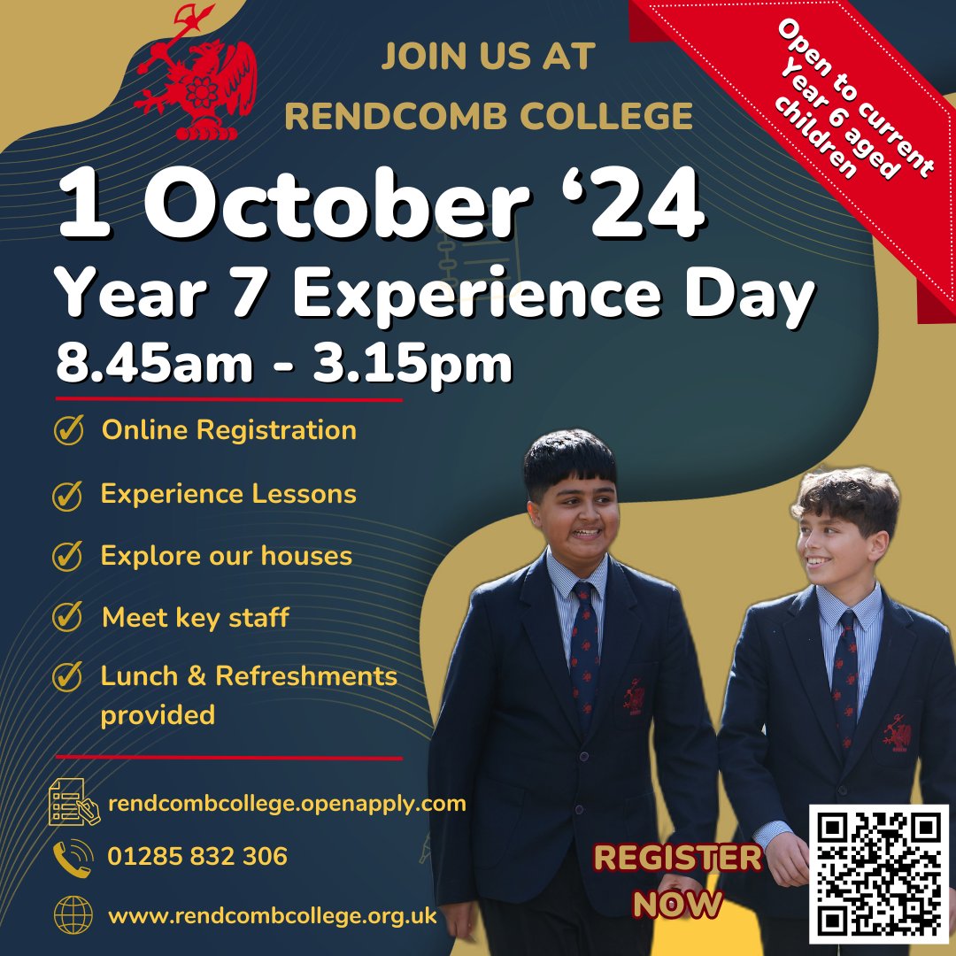 Rendcomb College tweet media