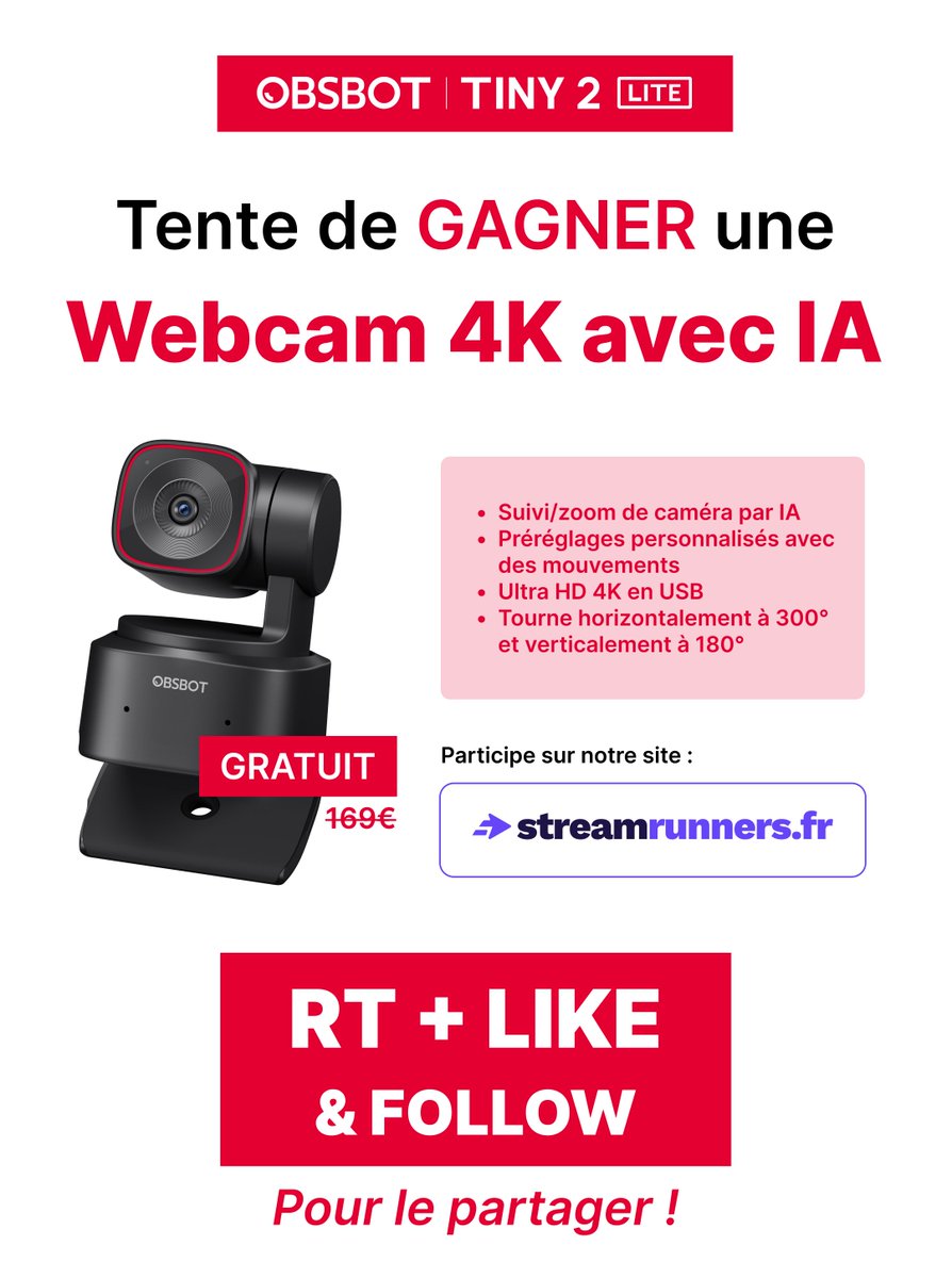 StreamRunners - Réseau social des streamers tweet media