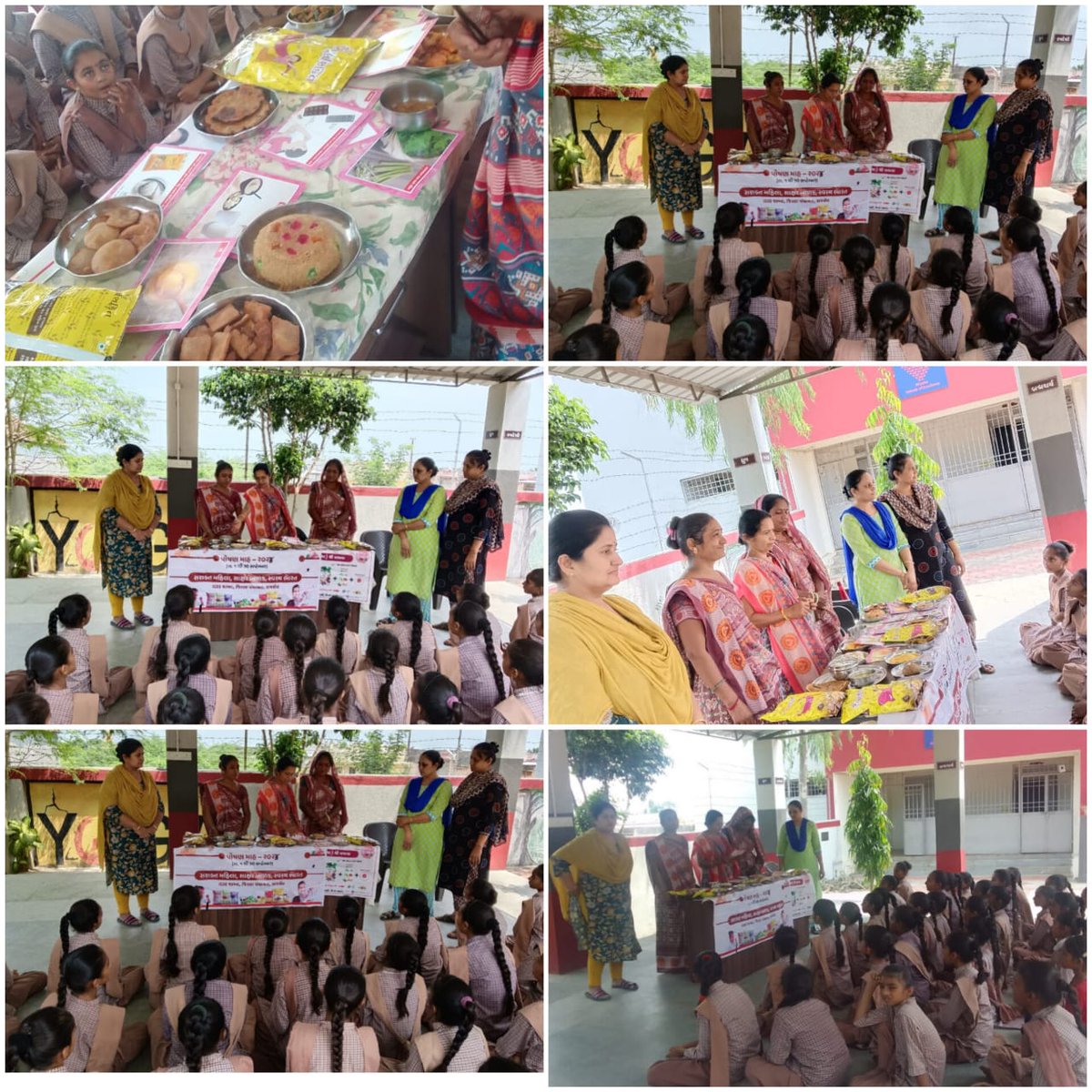 સતાપર આંગણવાડી કેન્દ્ર પર કિશોરીઓને પૌષ્ટિક આહાર, પૂર્ણા શક્તિ THR ના ફાયદા સમજાવેલ, THR માંથી બનતી વિવિધ વાનગીનું નિદર્શન કરવામાં આવેલ.