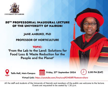 ICED (@iced_thinktank) on Twitter photo 🎉Join us in celebrating Prof. <a href="/ambuko/">Prof. Jane Ambuko</a> as she transitions to full professorship at <a href="/uonbi/">University of Nairobi</a>, with a professorial inaugural lecture on food loss and waste.
Prof. Jane is an expert in horticulture & key partner to <a href="/HortInnovLab/">Feed the Future Innovation Lab for Horticulture</a> East Africa Reg. Hub, hosted by ICED. Congrats <a href="/ambuko/">Prof. Jane Ambuko</a>! 🎉Join us in celebrating Prof. <a href="/ambuko/">Prof. Jane Ambuko</a> as she transitions to full professorship at <a href="/uonbi/">University of Nairobi</a>, with a professorial inaugural lecture on food loss and waste.
Prof. Jane is an expert in horticulture & key partner to <a href="/HortInnovLab/">Feed the Future Innovation Lab for Horticulture</a> East Africa Reg. Hub, hosted by ICED. Congrats <a href="/ambuko/">Prof. Jane Ambuko</a>!