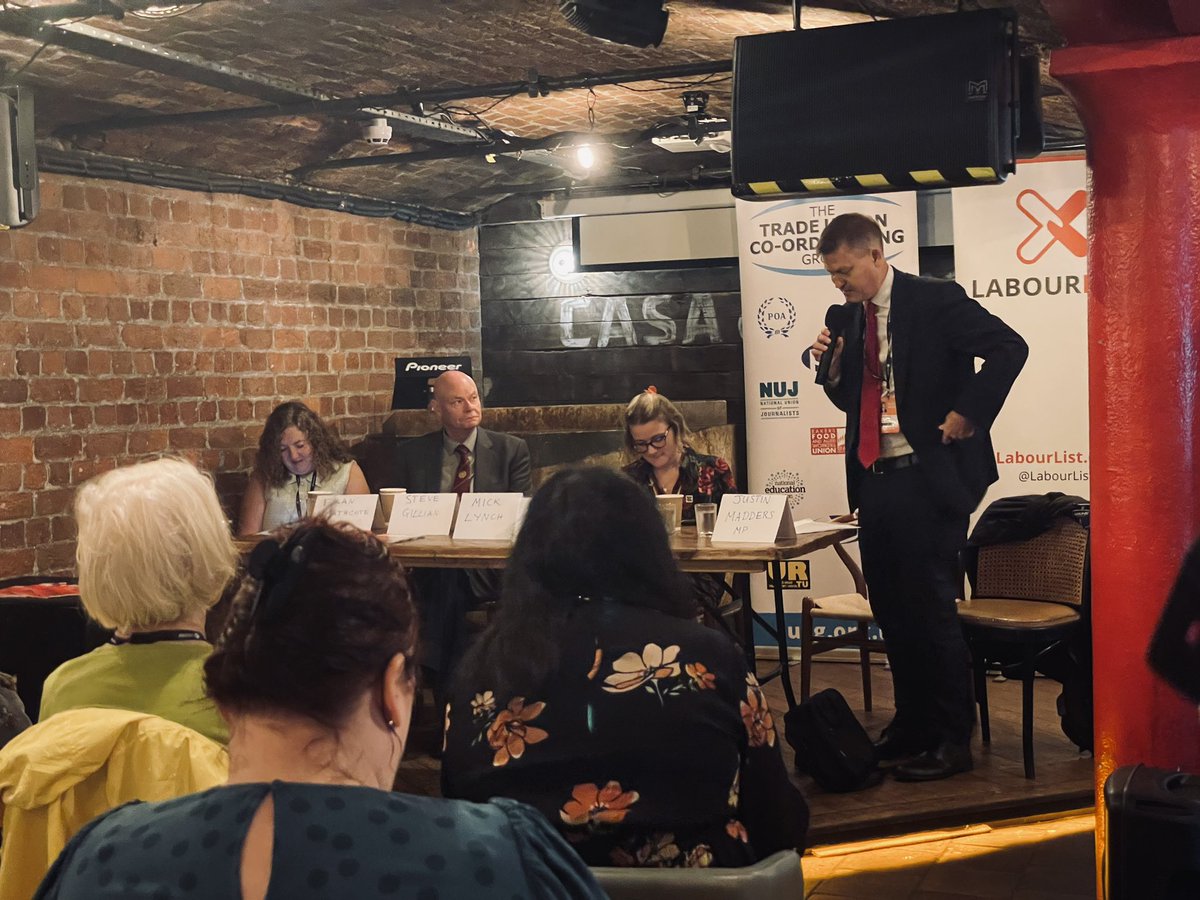 DaisyACooney's tweet photo. 🧵 Listening to @justinmadders talk about the imminent Employment Rights Bill this morning. He says that @biztradegovuk are consulting businesses. They are not. The 18,500 PAYE employers in the care sector are excluded from meetings &amp; correspondence ignored. 
@homecareassn https://t.co/JlZNClZ0IU
