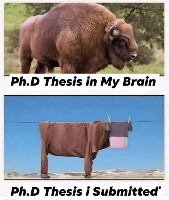 #AcademicTwitter 😂 #phdlife #phdvoice