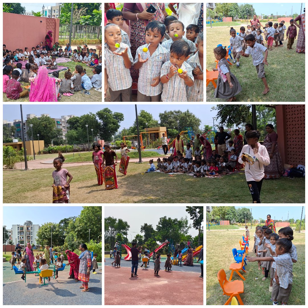 આઇ.સી.ડી.એસ ગાંધીનગર ઘટક-૨ ના ચિલોડા ગામમાં પોષણ માસ-૨૦૨૪ અંતર્ગત પોષણ ભી પઢાઇ ભી ની થીમ પ્રમાણે બાળકોને રમતો સાથે શિક્ષણ આપવા માટે તેમના વાલીઓને માર્ગદર્શન આપવામાં આવ્યુ.