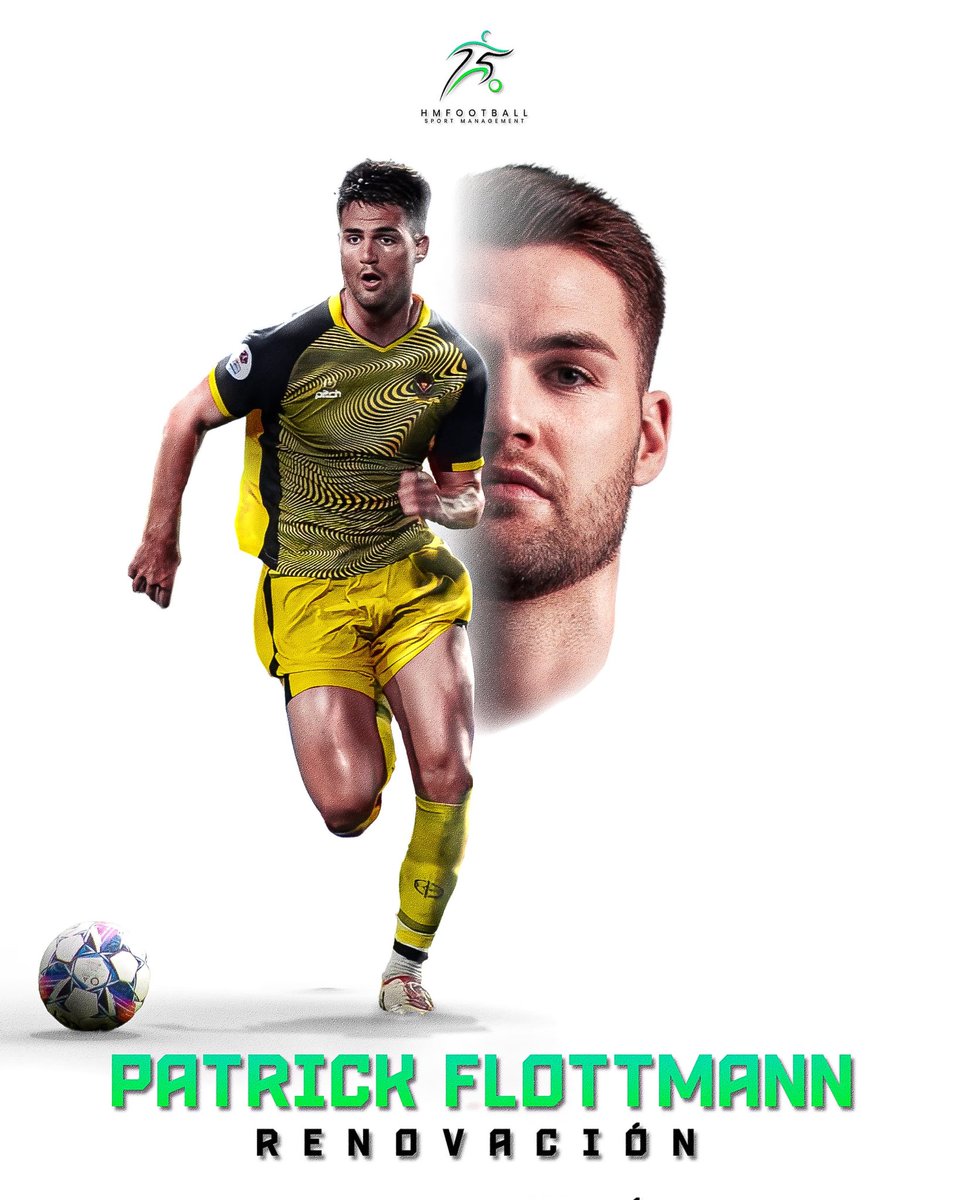 HMFootballSport's tweet photo. Contentos de anunciar que el defensa central 🇦🇺 australiano 𝗣𝗔𝗧𝗥𝗜𝗖𝗞 𝗙𝗟𝗢𝗧𝗧𝗠𝗔𝗡𝗡 @pflottmann 🤝 renueva con nuestra agencia y continúa depositando su confianza en nosotros para seguir guiando su carrera deportiva.

💪 ¡Lo mejor está por llegar Patrick! https://t.co/tyb5Fi5AWU