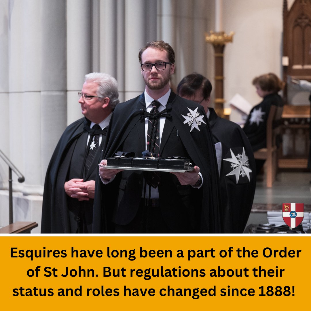 OStJUSA's tweet photo. You can read more about the history of Esquires in the Order of St John and the Priory in the USA in our August newsletter:
https://t.co/jzF78sFMzz
#ProFide 
#ProUtilitateHominum 
#OneStJohn 
#StJohnPeople https://t.co/ptkJxmcfJ9