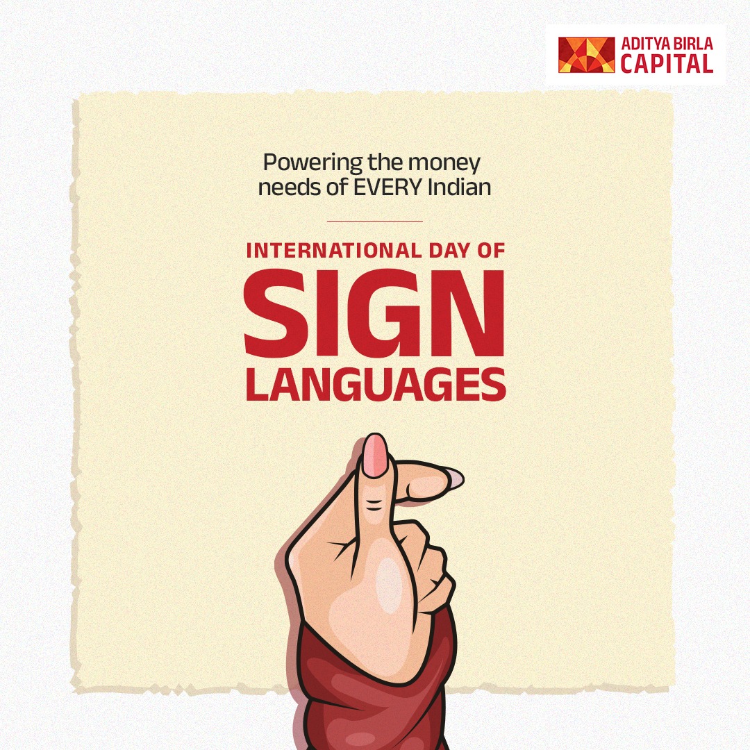 abcapital's tweet image. Financial needs know no boundaries, and neither do we. At Aditya Birla Capital, we stand strong in our commitment to empowering every individual.
 #InternationalDayOfSignLanguages #AdityaBirlaCapital