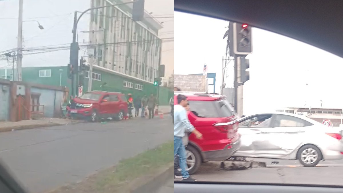 AntofagastaTV's tweet photo. #Antofagasta: colisión de vehículos menores deja dos lesionados

El accidente se produjo en la intersección de Montegrande y Avenida Antonio Rendic. La colisión, que involucró a dos vehículos menores, dejó a dos personas lesionadas.
https://t.co/mg937EzqyX https://t.co/YbT7sJN9SB