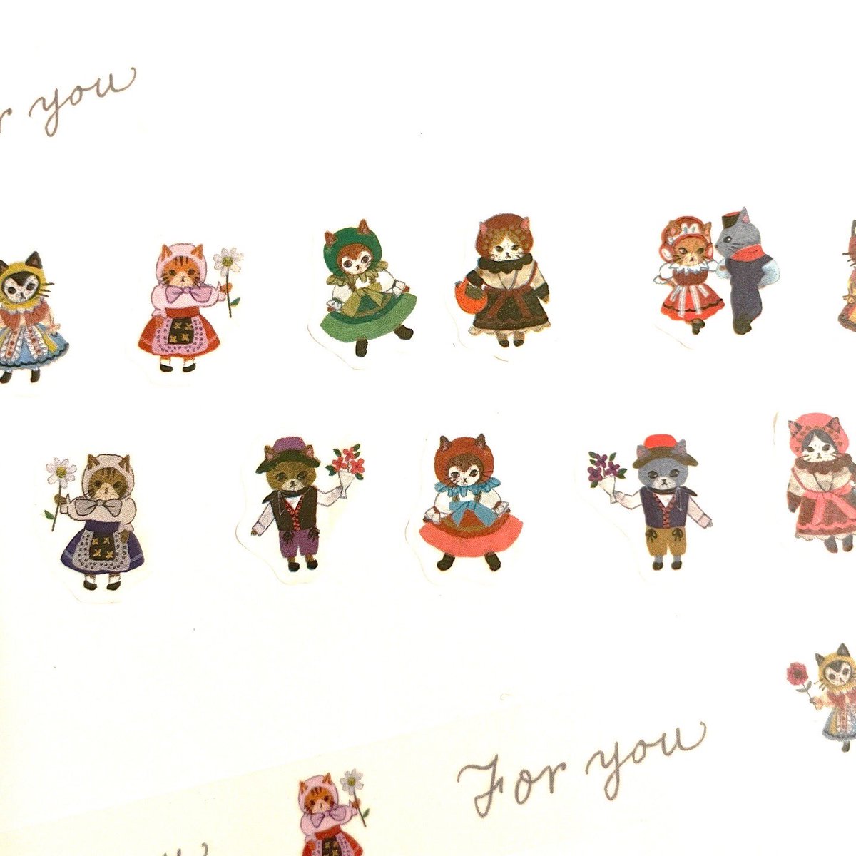 kalo_illust's tweet photo. .
-イラストのお仕事-
.
フレークシールが販売中です。
民族衣装を着た猫たち。
フェリシモさまウェブサイトから
購入可能です🌷
.
.
#felissimo #フェリシモ 
.
#イラ通 #マステ沼 #猫 #猫部  #手帳時間 #ノートタイム #bujo  #文具女子 #stationeryaddict #イラストレーション #kaloのイラスト https://t.co/sJgJAPAJcN