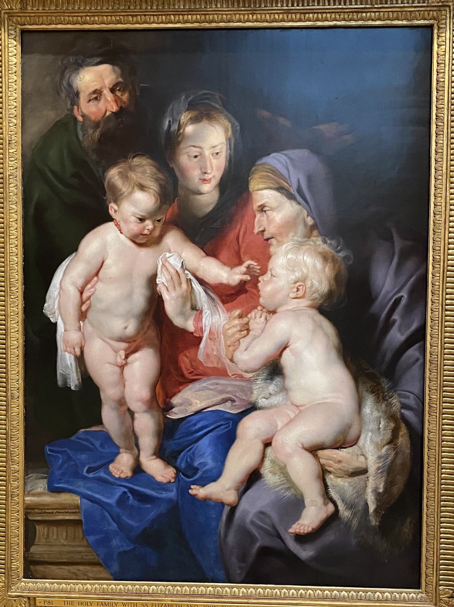 JASG1969's tweet photo. The Holy Family with SS Elizabeth and John Baptist, Sir Peter Paul Rubens (1577-1640), #TheWallaceCollection; em #LondonCalling. https://t.co/7w8wnoqGGk