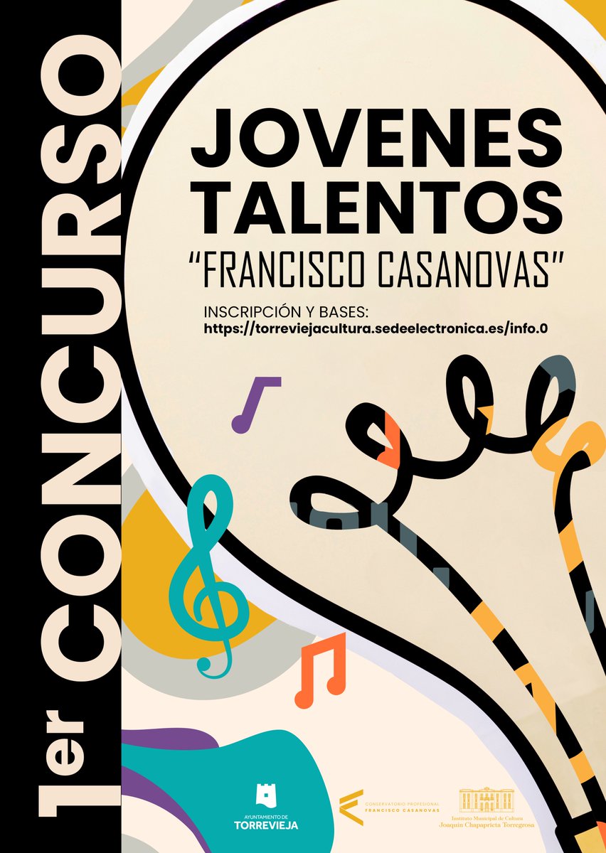TorreviejaAyto's tweet image. Convocado el primer concurso de jóvenes talentos musicales "Francisco Casanovas"

Más información, premios e inscripciones 👉 torrevieja.es/es/noticias/20…