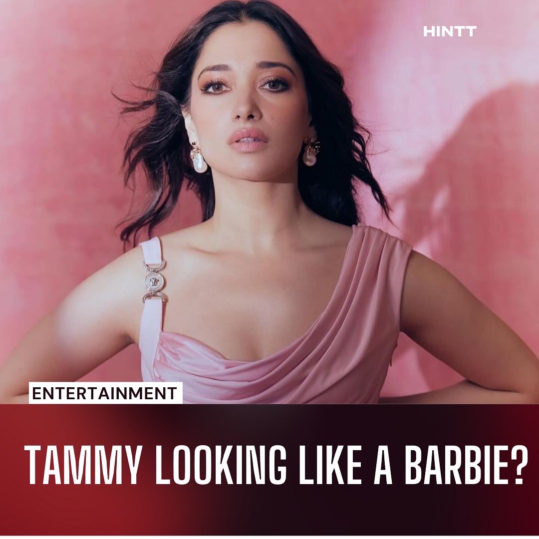 Netra24_'s tweet image. Tammy looking like a real-life Barbie? 🙈💕”
📷: @tamannaahspeaks
#TamannaahBhatia #BarbieVibes #Bollywood #hint