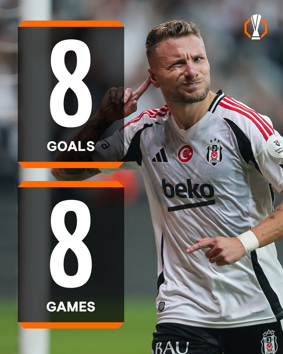 Immobile this season 🔥

#UEL | <a href="/Besiktas/">Beşiktaş JK</a>
