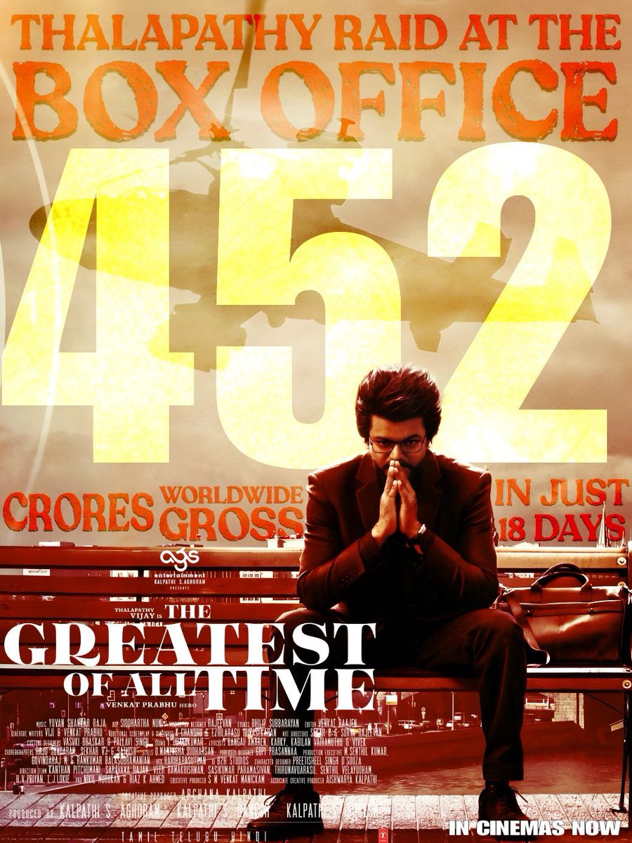 cenekraft's tweet photo. So it's..
Kollywood top5 worldwide grossers..
1. #TwoPointO
2. #Leo
3. #Jailer
4. #PonniyinSelvan1
5. #TheGreastestOfAllTime https://t.co/BtRJYwfbmb