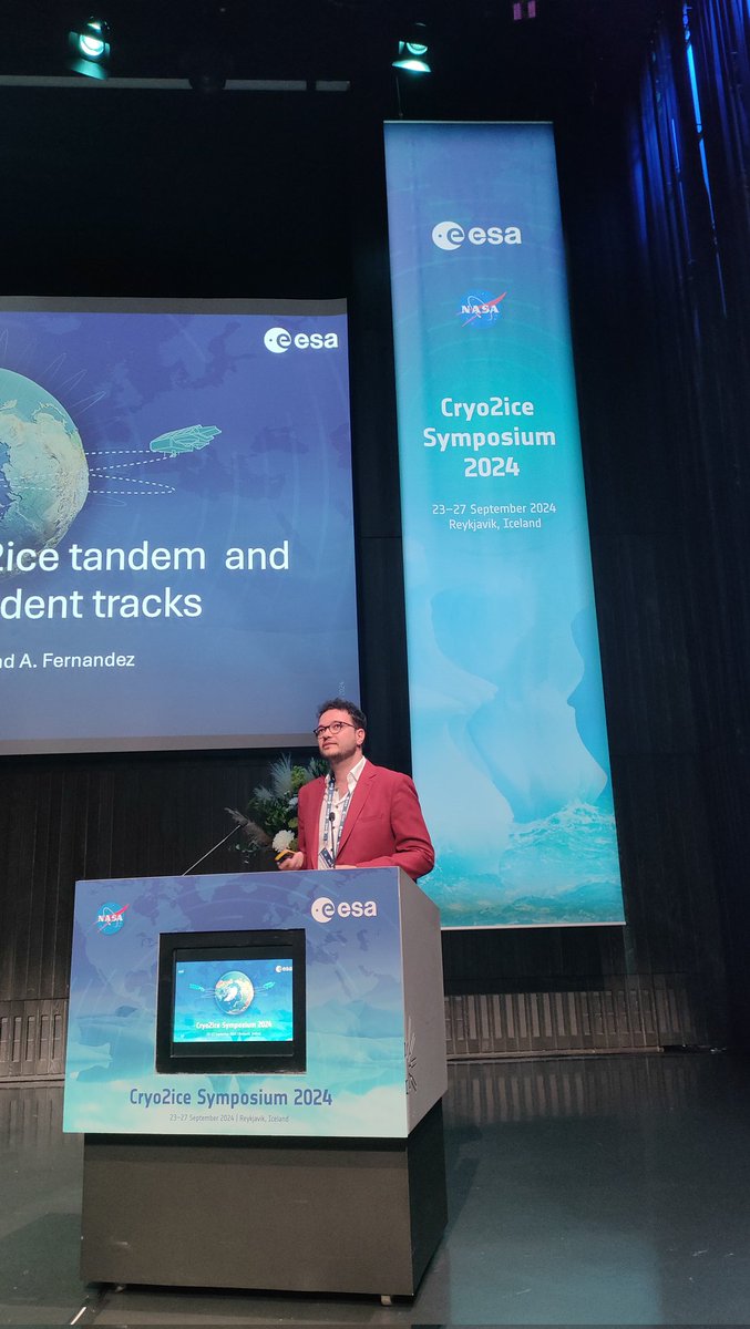 ESA's CryoSat mission (@esa_cryosat) on Twitter photo <a href="/tparrine/">Tommaso Parrinello</a> <a href="/NASA_ICE/">ARCHIVED - NASA Ice</a> <a href="/esaoperations/">ESA Operations</a> Javier Sanchez now of <a href="/esaoperations/">ESA Operations</a> tells us about the manoeuvring of CryoSat to align with ICESat-2 over the poles.
We started in the Arctic configuration in 2020, switched to Antarctica in 2022, and switch back to the Arctic in 2025.
A fascinating look at how you manoeuvre a <a href="/tparrine/">Tommaso Parrinello</a> <a href="/NASA_ICE/">ARCHIVED - NASA Ice</a> <a href="/esaoperations/">ESA Operations</a> Javier Sanchez now of <a href="/esaoperations/">ESA Operations</a> tells us about the manoeuvring of CryoSat to align with ICESat-2 over the poles.
We started in the Arctic configuration in 2020, switched to Antarctica in 2022, and switch back to the Arctic in 2025.
A fascinating look at how you manoeuvre a