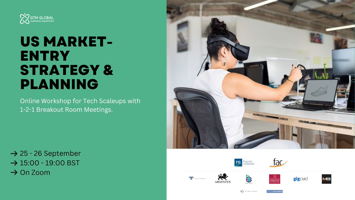 GTMGlobal's tweet image. 💡 US Market Entry Costs 💡
Join our workshop this Weds or Thurs to learn about:
🔍 Higher taxes &amp;amp; operational costs
🔍 Market size vs. competition
🔍 Supply chain &amp;amp; regulatory challenges
Register now to.gotomarket.global/rdmlpf  #BusinessCosts #USMarket #TechScaleup