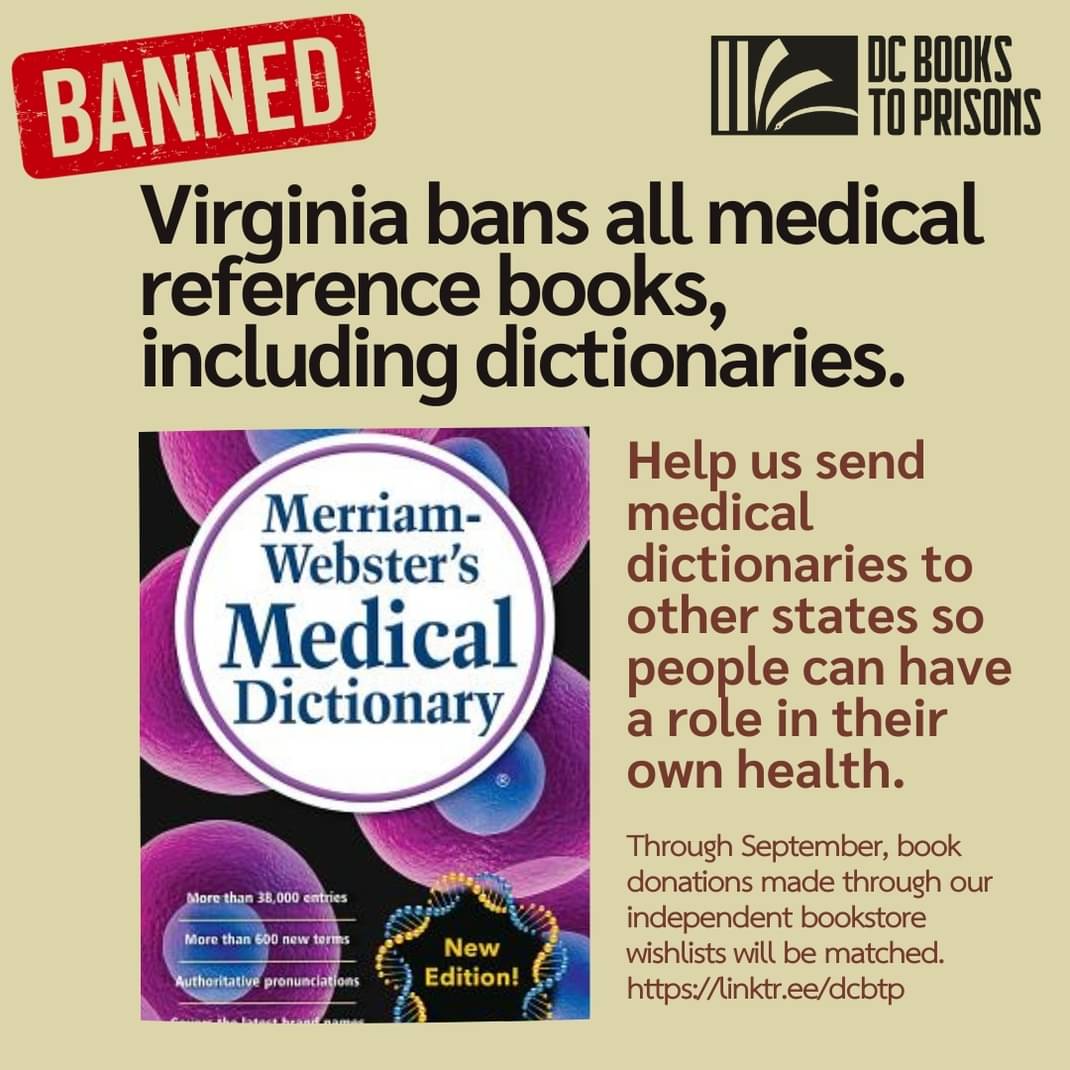I guess someone can explain this one. Fortunately, there are plenty of other states that will accept books like this one. Help us send books! Through September books donated off our independent bookstore wishlists will be matched by a generous donor - linktr.ee/dcbtp