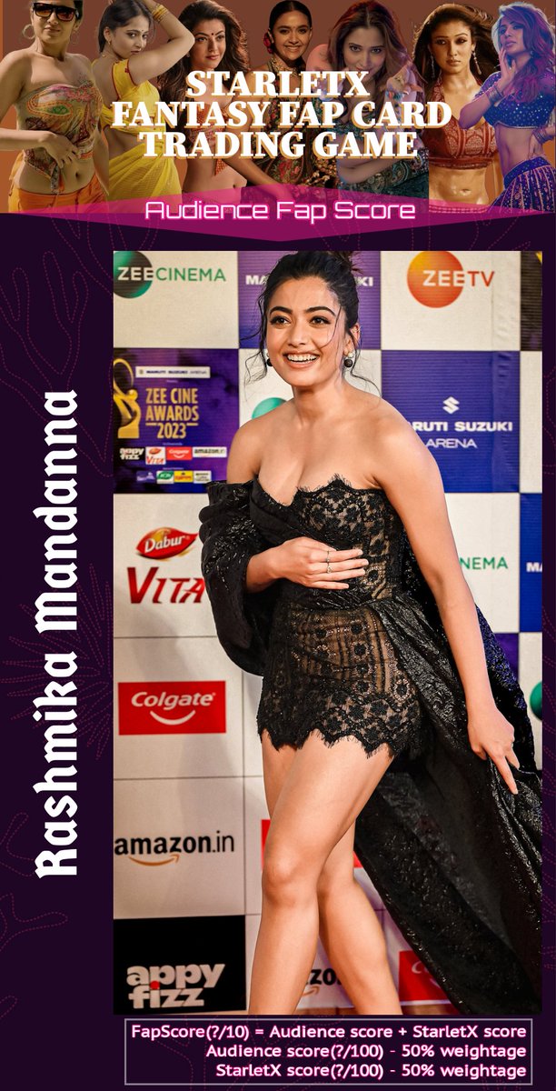 StarletX_'s tweet photo. #StarletXFantasyFapCardTradingGame

AudienceFapScore(?/100):

Let's see how much FapScore will #RashmikaMandanna get for this pic

Give ur score in the below poll 👇
(To join our StarletX Scoring group, comment below)

To Participate in the game,register your membership(comment) https://t.co/vFAg8wU2bW