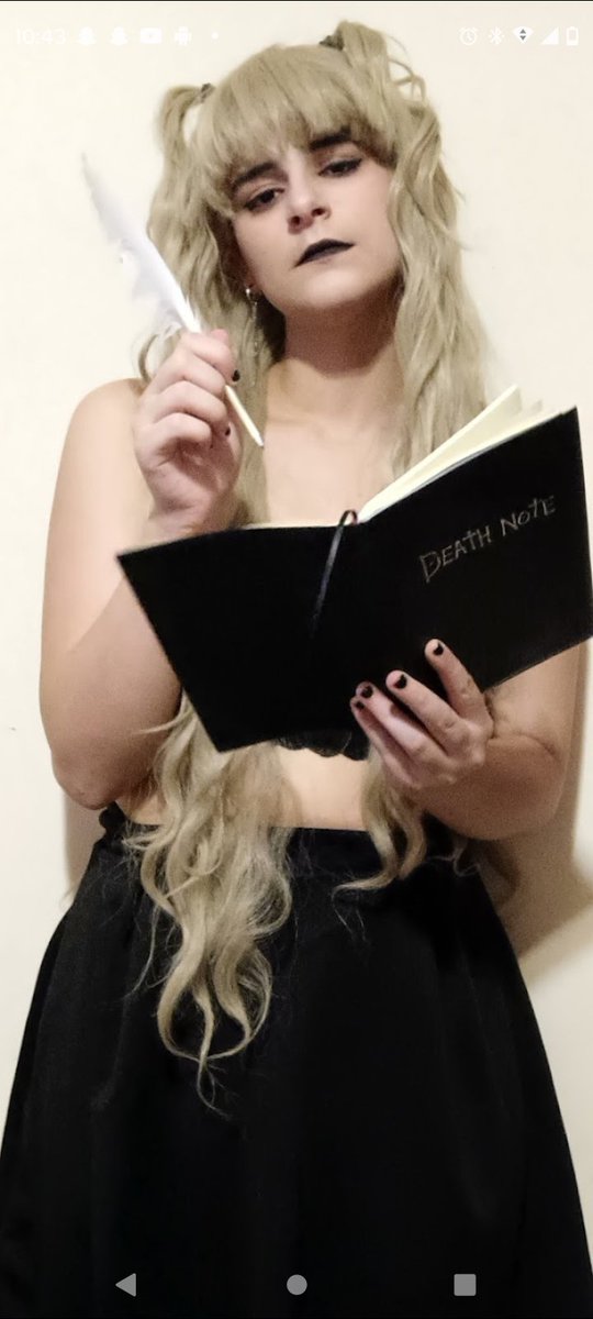 I'm finally back to hopefully posting more on here anyway here's my Misa Amane cosplay