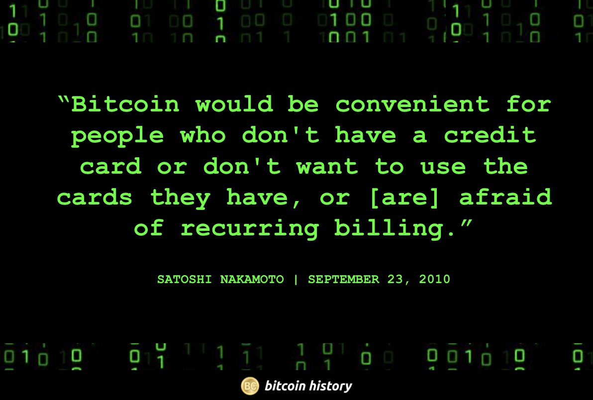 pete_rizzo_'s tweet photo. ✨ Satoshi Nakamoto on #Bitcoin for payments at $0.07, exactly 14 years ago https://t.co/rXCnJw6CdP