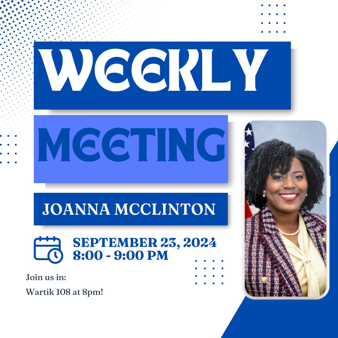 Join us tonight when we meet with Joanna McClinton, Speaker of the Pennsylvania House of Representatives!