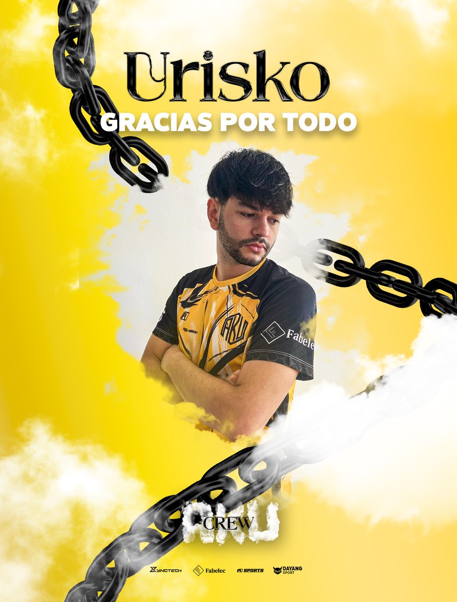 TeamAkuAku's tweet photo. Hoy nos toca despedir a @UriskoG , pero tu paso por Team Aku Aku será siempre recordado. 🙌🔥 

Gracias por tu entrega, dedicación y todo lo que nos diste. 💥👊 

Aunque sigas tu camino, aquí siempre tendrás una familia.

#GraciasUrisko https://t.co/BVA8Rxdmsw