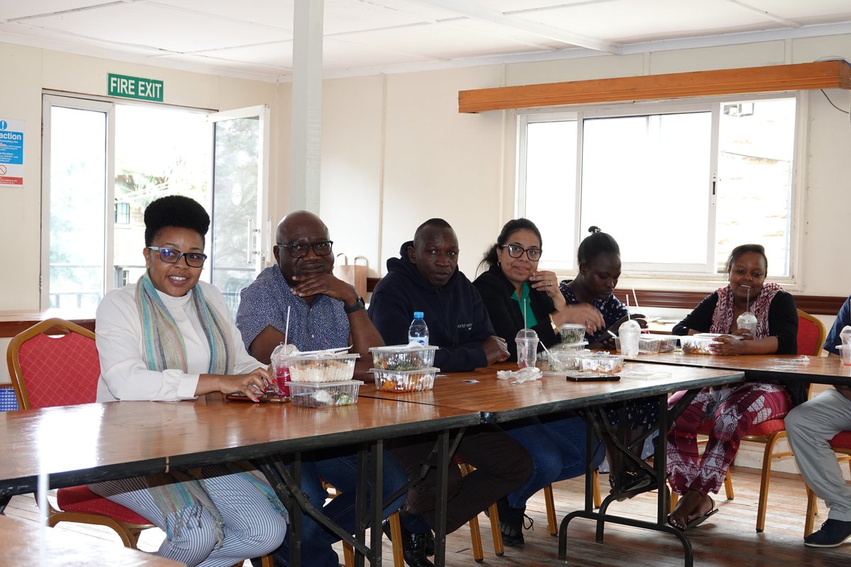 WorldReliefKE's tweet photo. Today, the @WorldReliefKE team in Nairobi shared a meal and hearty moments with colleagues from Nicaragua, the USA, Sudan, Uganda, Malawi, and South Sudan. The team is supporting the rollout of the Cyrus ERP system for South Sudan! 🌍❤️ #WorldRelief #GlobalTeam https://t.co/rN9f9b7RZ0