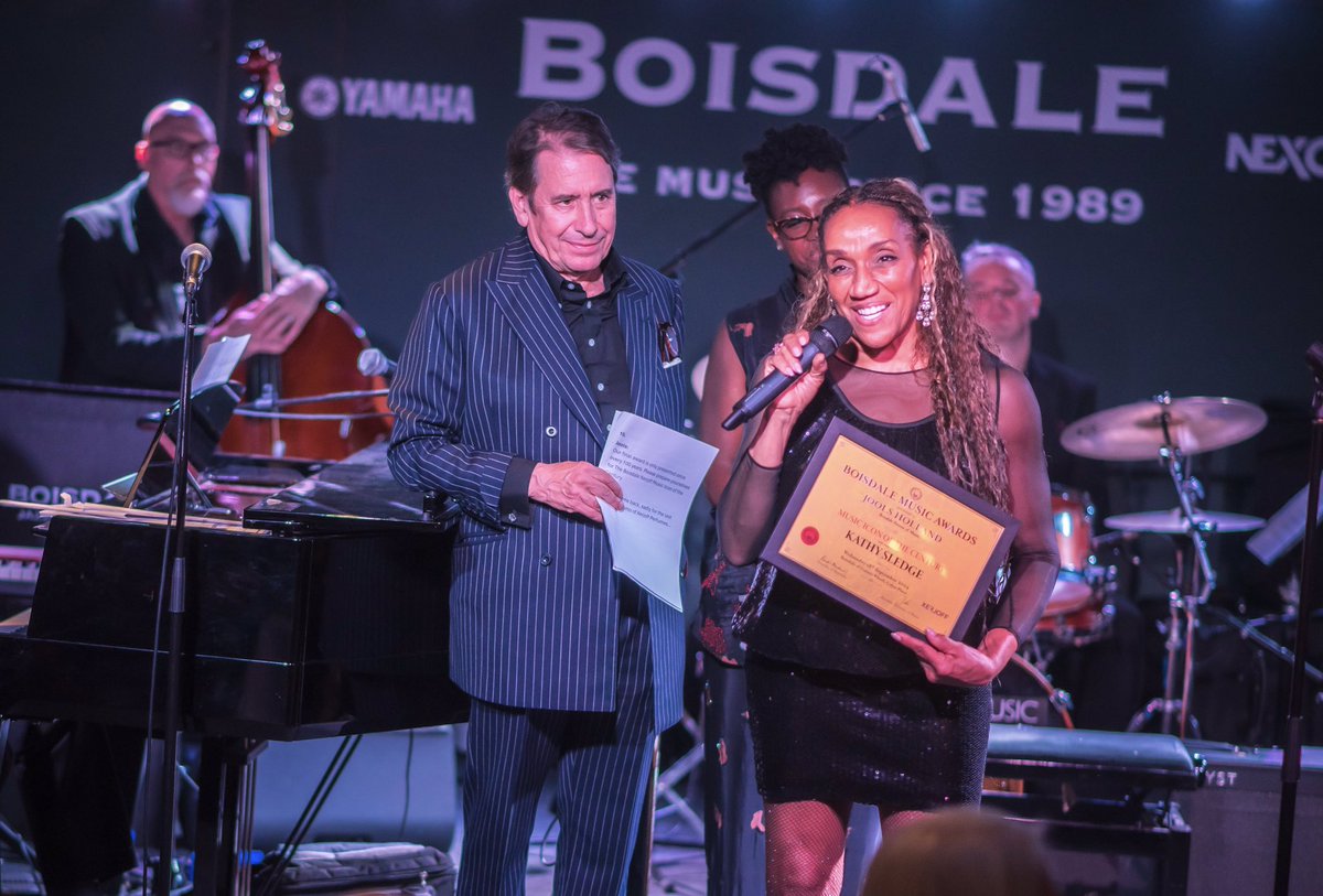 Boisdale Music Awards 2024 with ‘Music Icon of the Century’ winner, <a href="/KathySledge/">Kathy Sledge</a>.