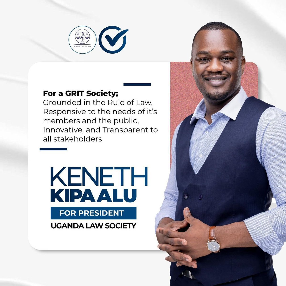 kat_festo's tweet photo. For a #GRIT Society—grounded in the rule of law, responsive to all members, innovative, and transparent. @KenethKipaalu is ready to lead ULS with unity and purpose.
#KipaaluForPresident
#Keneth4ULS #OneULS https://t.co/AZiv5Ik5PF