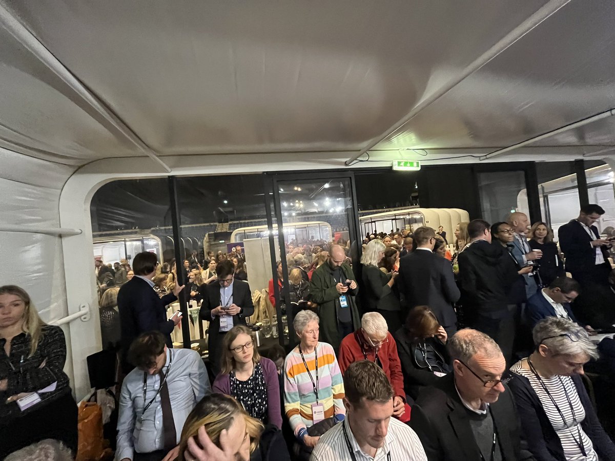 Might be at the busiest fringe of <a href="/UKLabour/">The Labour Party</a> party conference so far - spilling out far and beyond the <a href="/IPPR/">IPPR</a> fringe hub!

Health, <a href="/wesstreeting/">Wes Streeting</a> &amp; <a href="/HealthFdn/">The Health Foundation</a>  seem to be the hot ticket of the day!

(So grateful for turning up 45mins early to get a seat!)