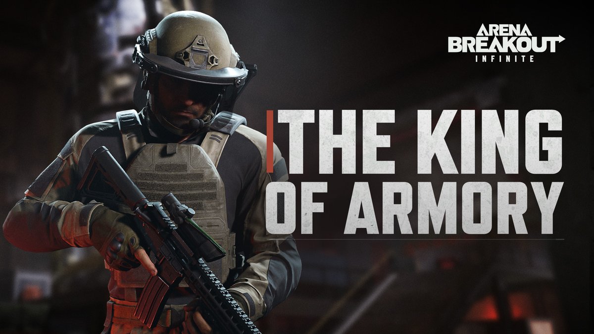 ArenaBreakoutPC's tweet photo. Armory Highlight Reel Contest! 
Share your epic kills or funny moments from Armory on any social media with the tag #ABIarmoryKing, and 5 lucky participants will win $50 in cash!  
But that’s not all— the first 10 players to post on X will also receive random high-value in-game items!   
Ends on September 30th!  
Let's gooo! #ArenaBreakoutInfinite