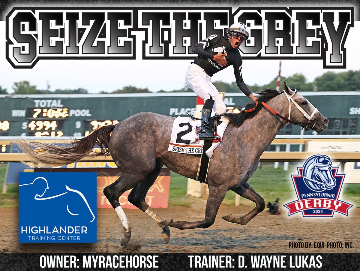 HighlanderTrainingCenter (@highlandertrai3) on Twitter photo Congrats to MyRacehorse & Hall of Famer D. Wayne Lukas on the huge win by Seize the Grey in the Pa. Derby. We were honored to have STG with us <a href="/HighlanderTrai3/">HighlanderTrainingCenter</a> earlier this year to prepare him for his amazing three-year-old campaign. <a href="/Hinesite/">Nick J. Hines “Sarge” 🇺🇸</a> <a href="/joe_morann/">Joe Moran</a> Congrats to MyRacehorse & Hall of Famer D. Wayne Lukas on the huge win by Seize the Grey in the Pa. Derby. We were honored to have STG with us <a href="/HighlanderTrai3/">HighlanderTrainingCenter</a> earlier this year to prepare him for his amazing three-year-old campaign. <a href="/Hinesite/">Nick J. Hines “Sarge” 🇺🇸</a> <a href="/joe_morann/">Joe Moran</a>