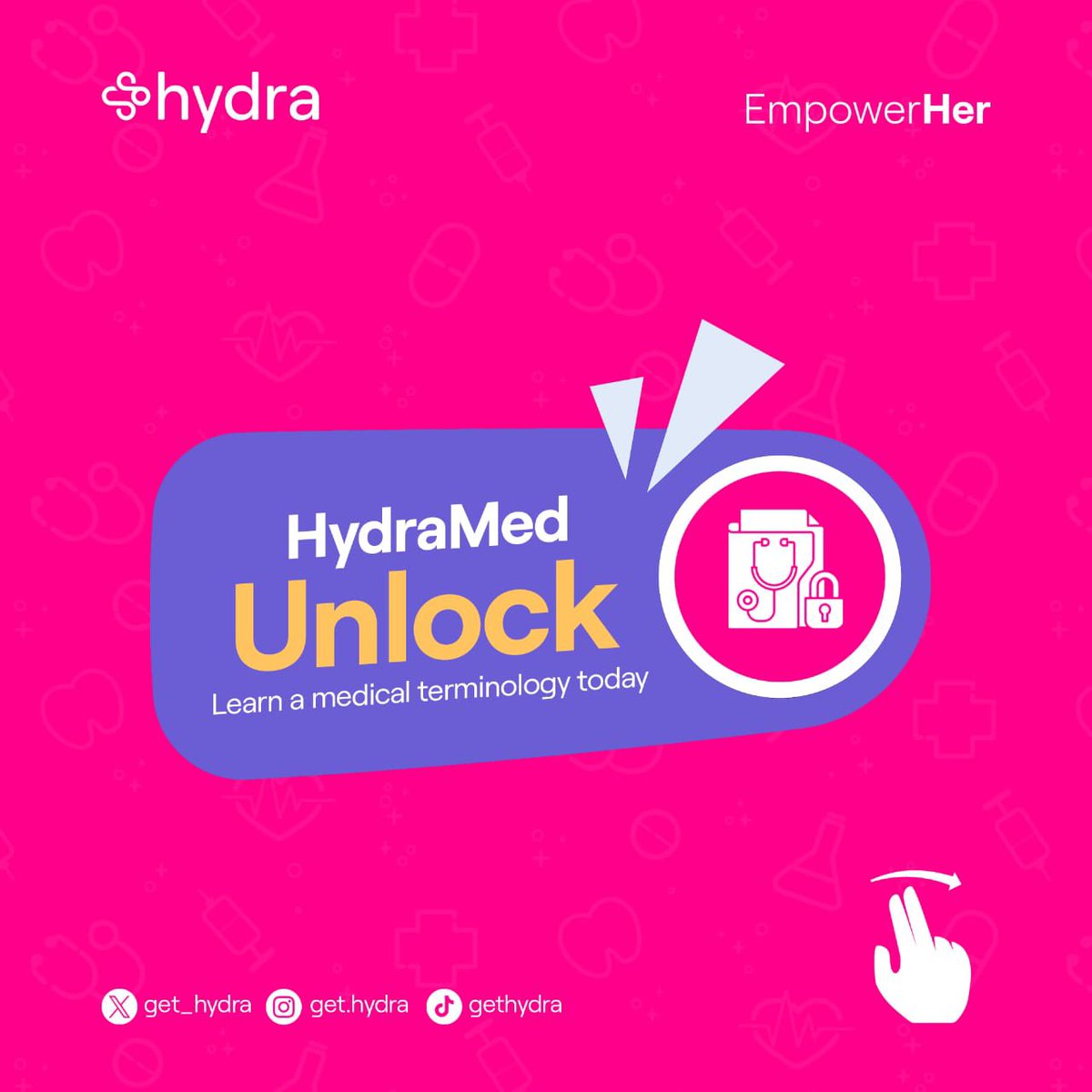 get__hydra's tweet photo. Today, we kick off our campaign with the definition of "Cancer". 

If this was insightful, share with loved ones and help us spread awareness!

Tag a friend or family member who needs to see this
#pinkdp #CancerAwareness #hydracares #empowerher #breastcancerawareness https://t.co/1Y8VGZROZp