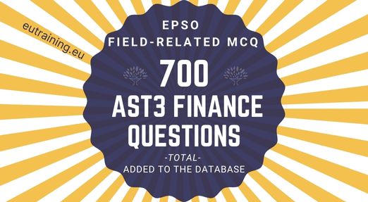 EUTraining's tweet image. 🚨 #EPSO AST3 Finance Candidates!

NEW practice questions just added to the EU Training database! 🎯Boost your prep with these targeted questions.

👉 Check them out: eutraining.eu/products/epso-…

#EUCareers #AST3Finance #ExamPrep