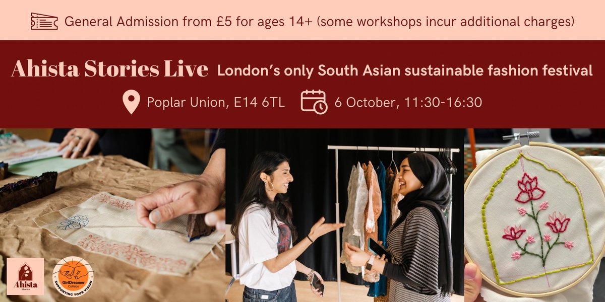 London’s only South Asian sustainable fashion festival with talks and upcycling workshops is back at Poplar Union on 6th October! Looking for journos to promo/cover it - reply with your email address✨#PR #JournoRequest #LondonEvents #FashionEvents bit.ly/4e1GjBH