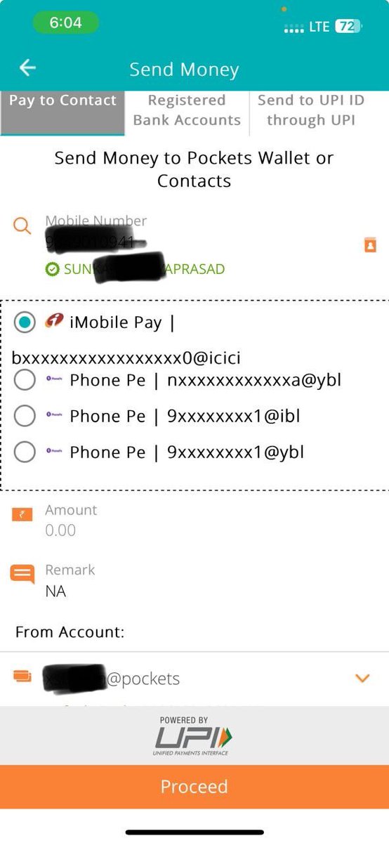 kpram10's tweet photo. @ICICIBank_Care @ICICIBank , Through Pockets App transferred money to a mobile, however you did to wrong merchant, wrong information share by you… pls address the issue… ticket #  0011JaKCM1BQJ0RH https://t.co/9kzxYHyGZc