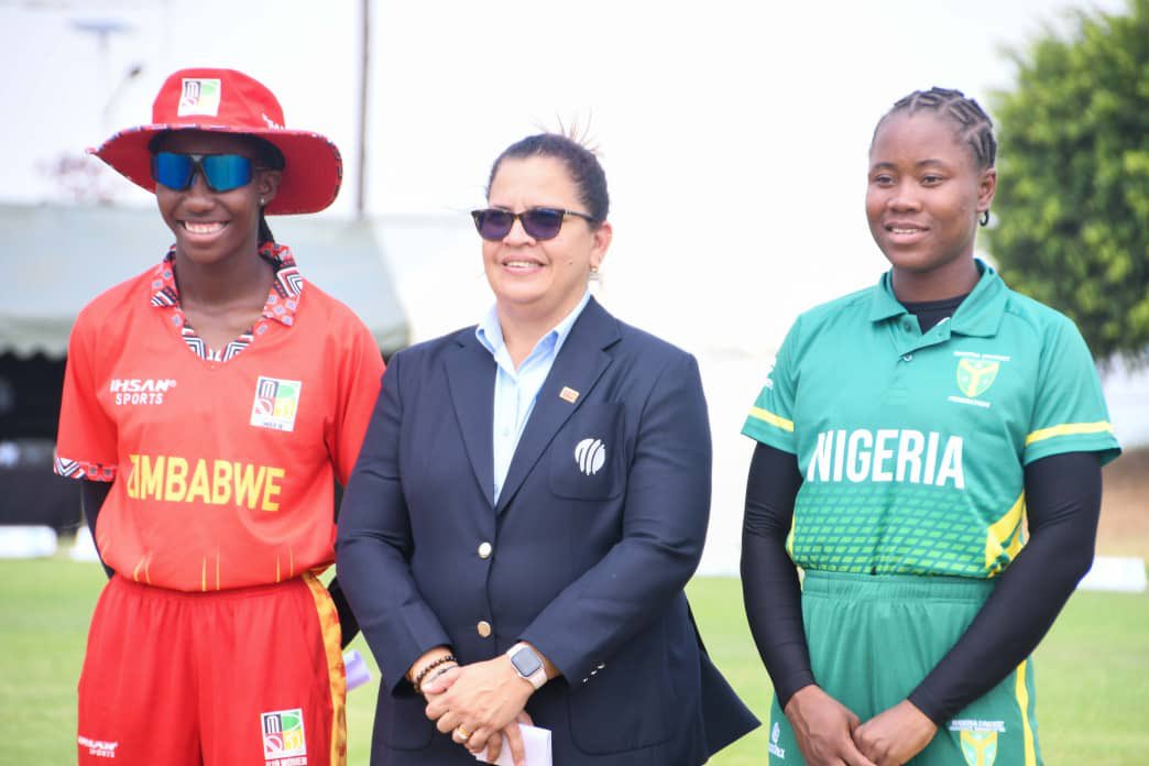 TheMiddleStump2's tweet photo. Nigeria U19 W vs Zimbabwe U19 W.
Toss : Zimbabwe U19 W opt to bat
#themiddlestump
#nigeriacricketfederation
#JuniofemaleYellowGreens
#U19AWWCQualifier https://t.co/g7i0p1KHun