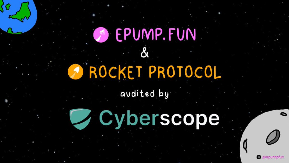 Great news! Rocket Protocol latest update audit is now completed and secure!

We welcome more projects and community to start their memes on our platform and traders to participate in FairMint with Rocket Protocol!

Audit Report: cyberscope.io/audits/11-rock…
Official Tweet: