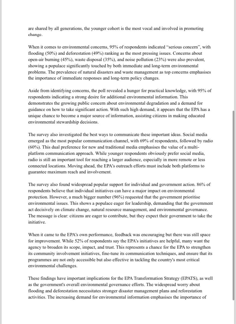 ProtectionLeone's tweet image. In the third edition of #InsideInsight, we examined the results of the Pulse Survey, which was conducted three months ago.

Thank you ActionAid Sierra Leone and #Yamsal for their invaluable assistance in carrying out this study.
Enjoy the reading.

linkedin.com/posts/environm…